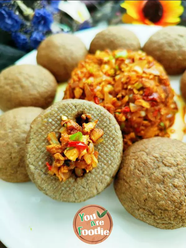 Wowotou with buckwheat flour