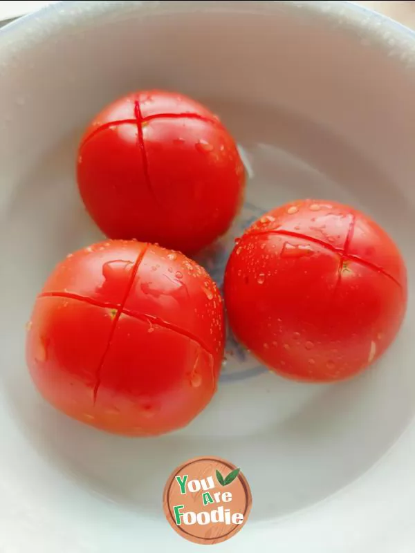 Tomato cold cake