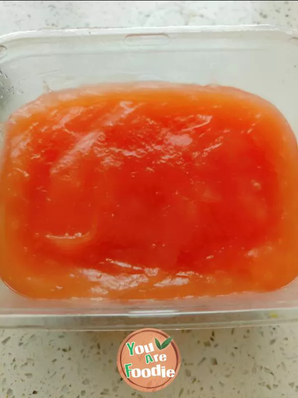 Tomato cold cake