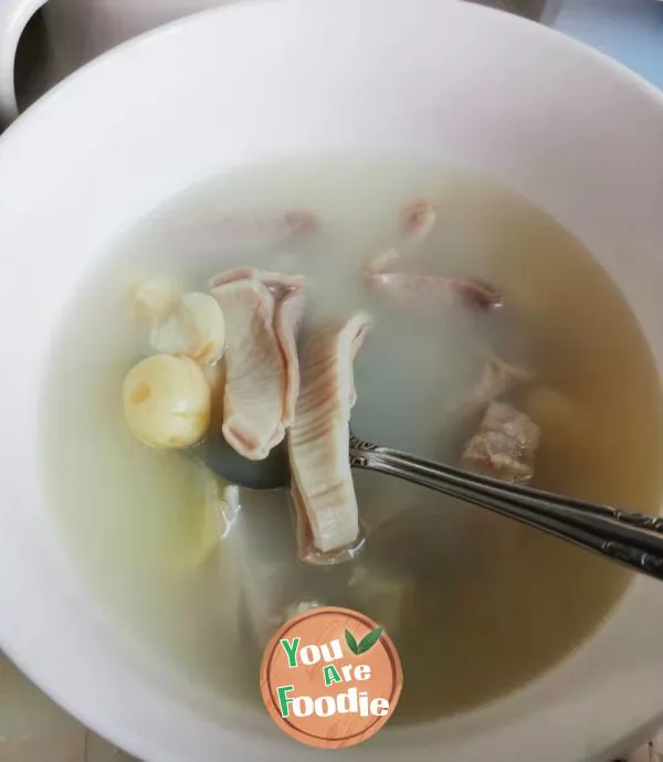 Pig Belly and Lotus Seed Soup