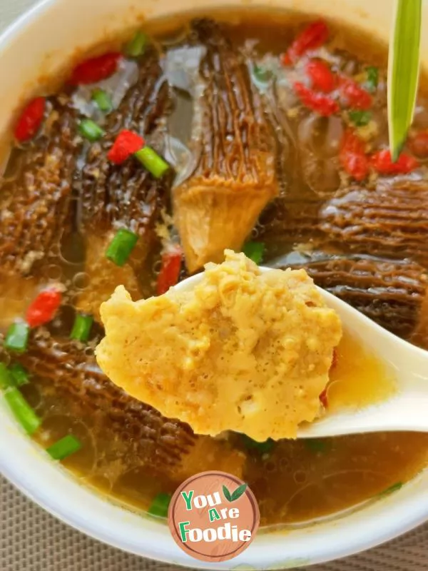 Morchella Minced Pork Soup