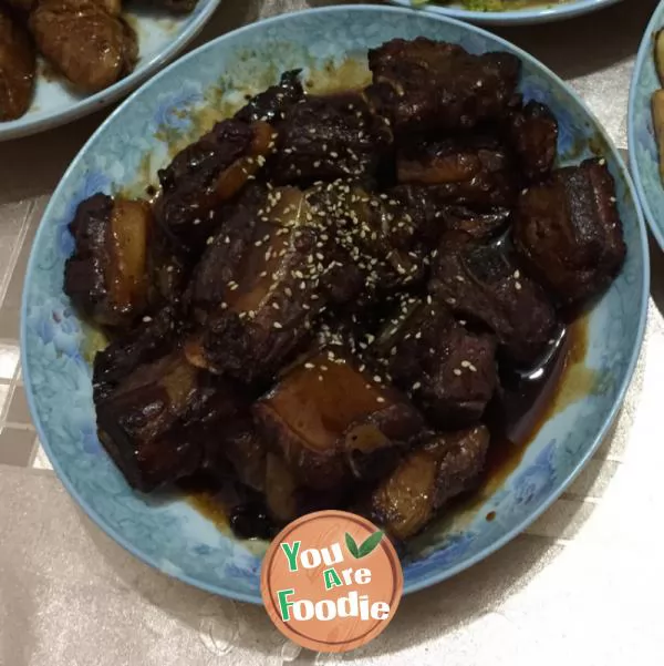 Spareribs-with-brown-sauce