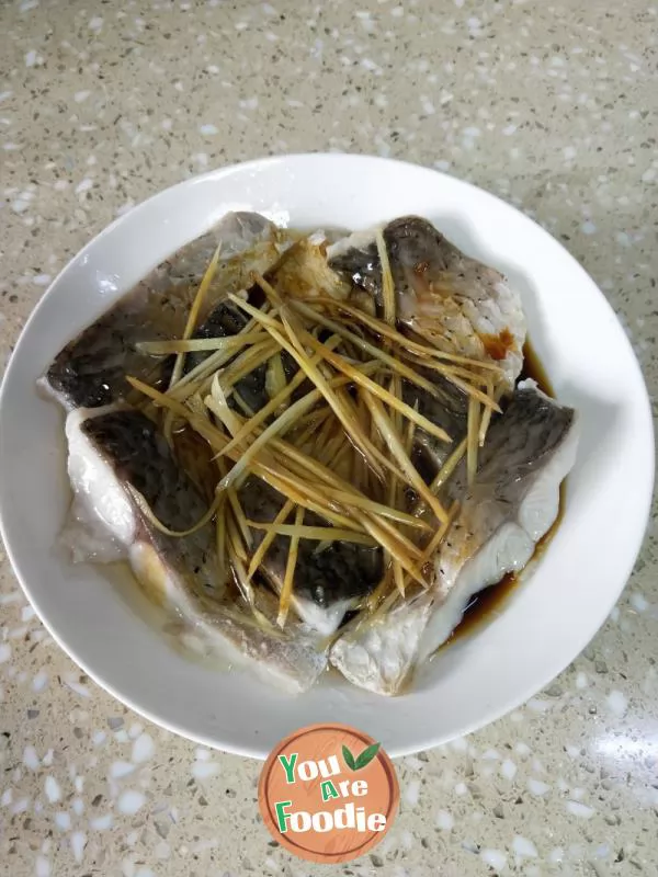 Steamed grass carp brisket