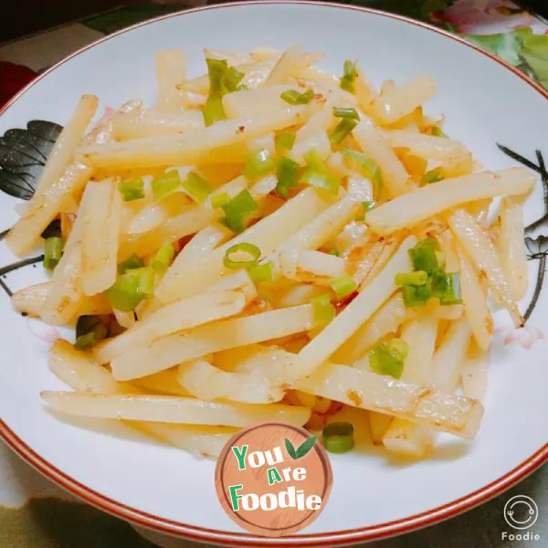 Stir fried potato chips [super simple Kwai dish]