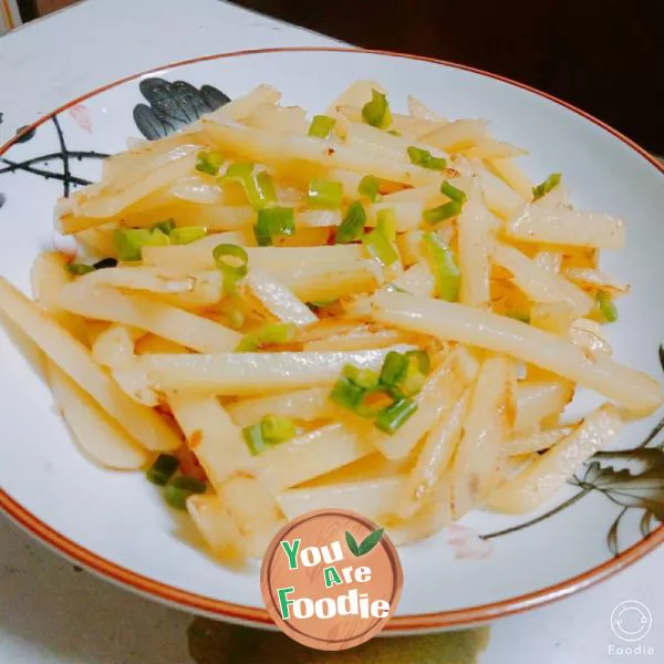 Stir fried potato chips [super simple Kwai dish]