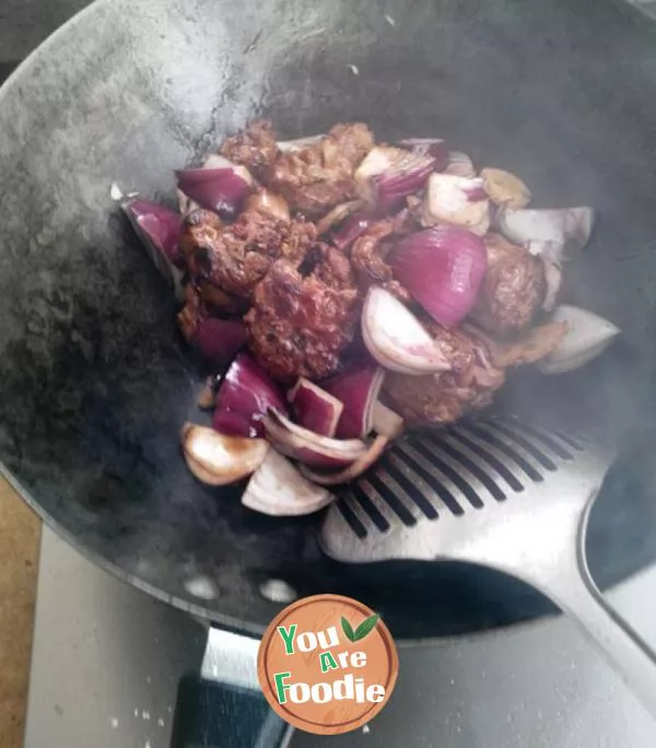 Braised oxtail with beer