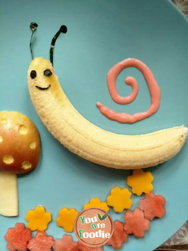 Lovely banana snail