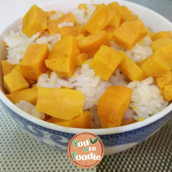 Sweet potato rice