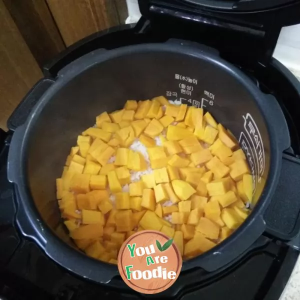 Sweet potato rice