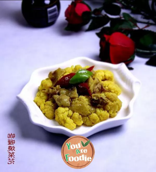 Braised-cauliflower-with-Curry