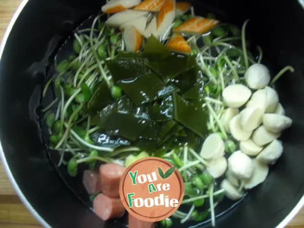 Iodine supplement is simple [kelp sprout soup]