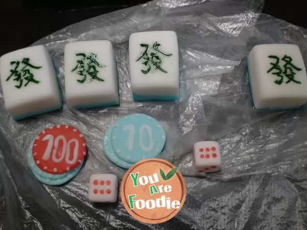 Mahjong cake