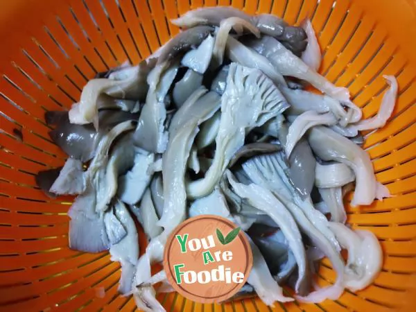 Mixed Pleurotus ostreatus with Korean sauce