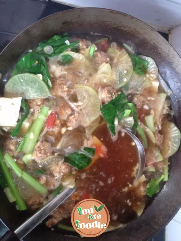 Xinjiang flavor of meatball soup