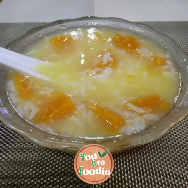 Pumpkin-rice-porridge