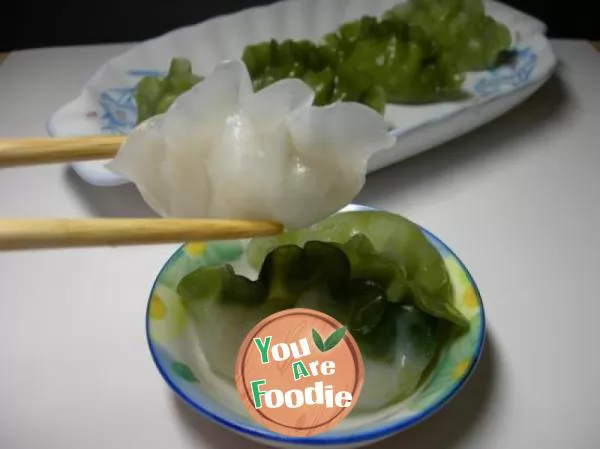 Jade crystal shrimp dumplings