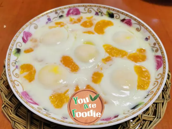 When children's day comes, make Xiao Bao's favorite orange slice eggs