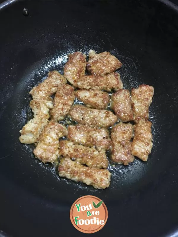 Pan fried pork chop