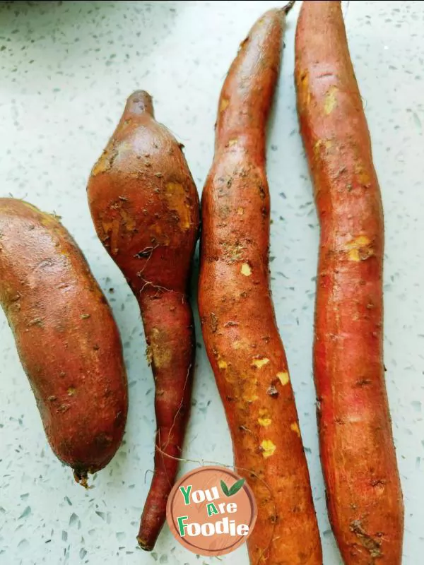 Braised sweet potato