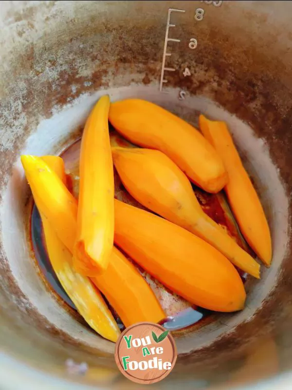 Braised sweet potato