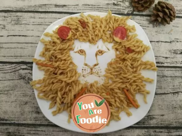 Lion King pasta