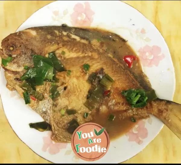 Braised Pomfret