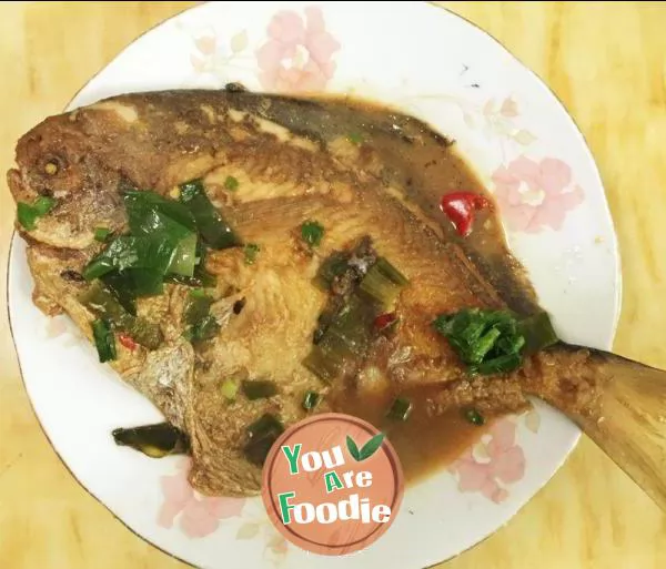 Braised Pomfret