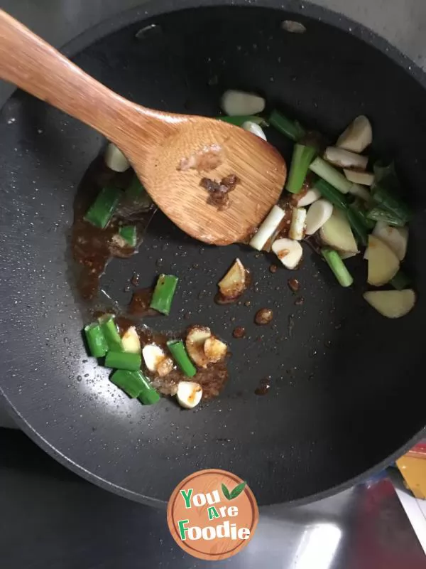 Braised COD in brown sauce