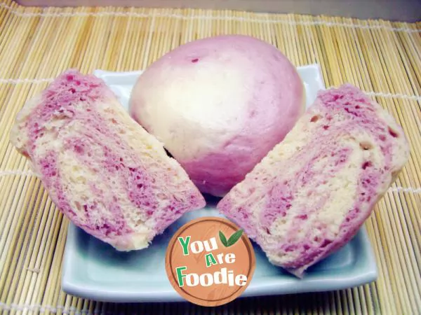 Dream-purple-potato-steamed-bread