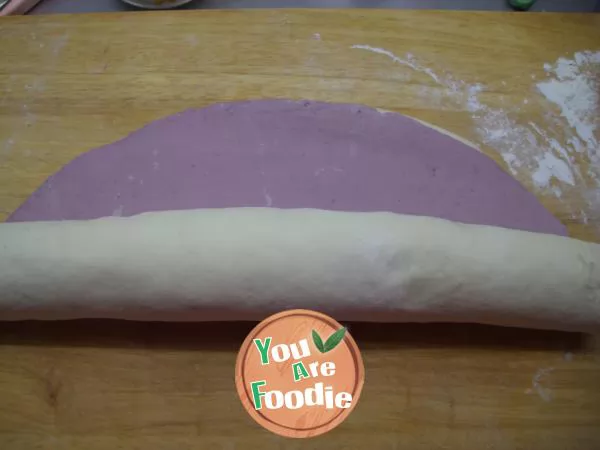 Dream purple potato steamed bread