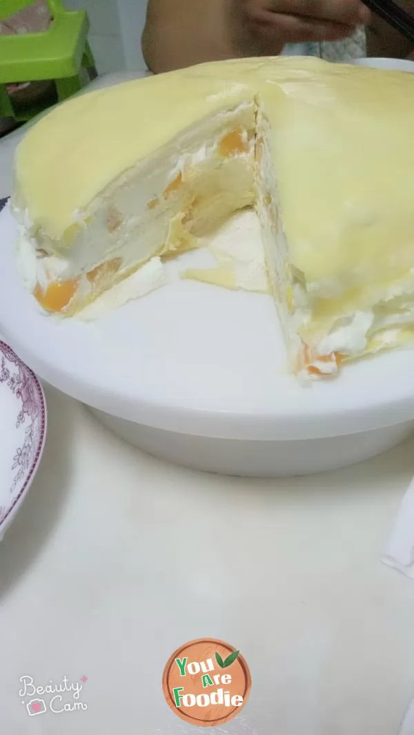 Mango thousand layer cake