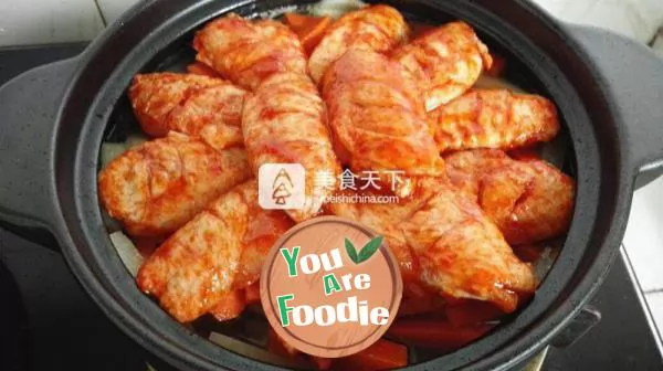 Chicken wings stewing pot (Taji pot version)