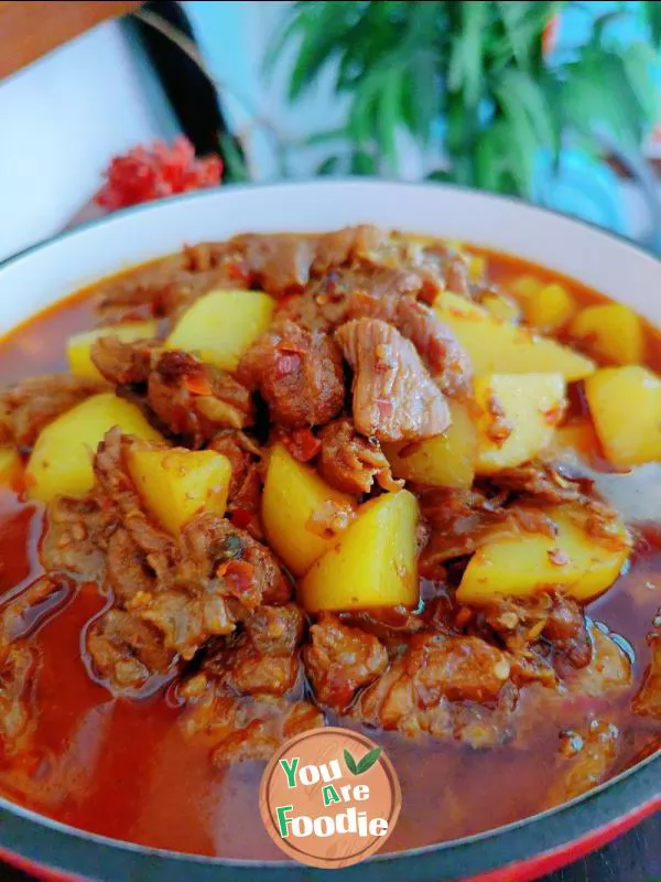 Braised-potato-with-beef-brisket