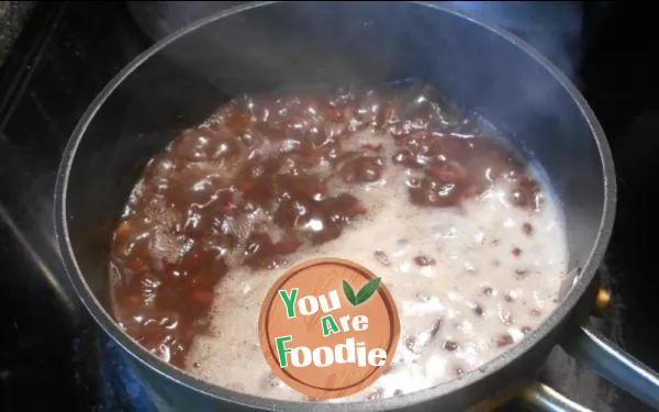 Ancient red bean ice