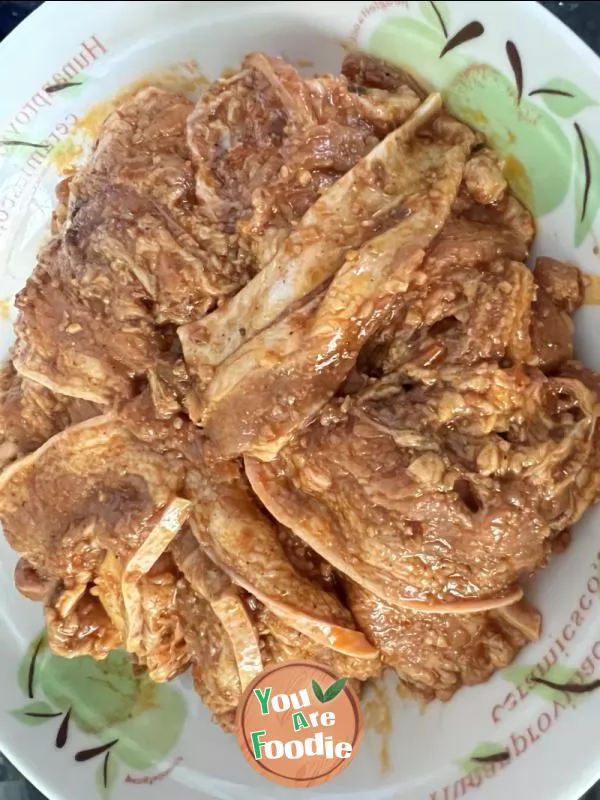 steamed pork with rice flour