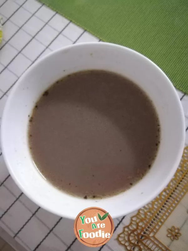 Five claw peach soup