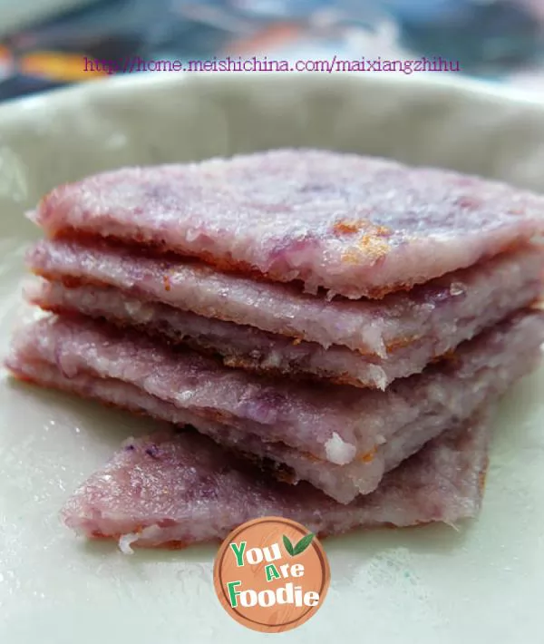 [tempting your taste buds] purple cabbage egg cake