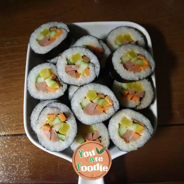 Home sushi????, Simple operation and unique taste