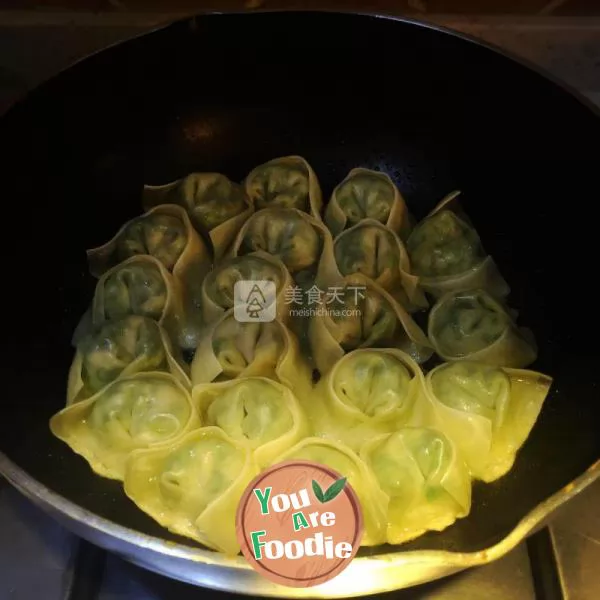 Pan fried wonton