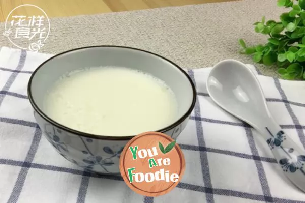 [pattern eating] ginger milk