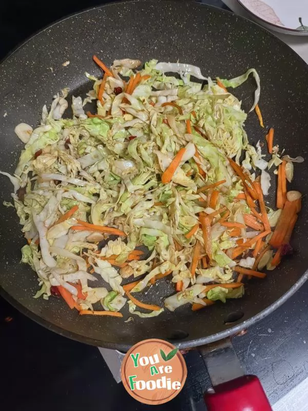 Stir fried Cabbage Cake