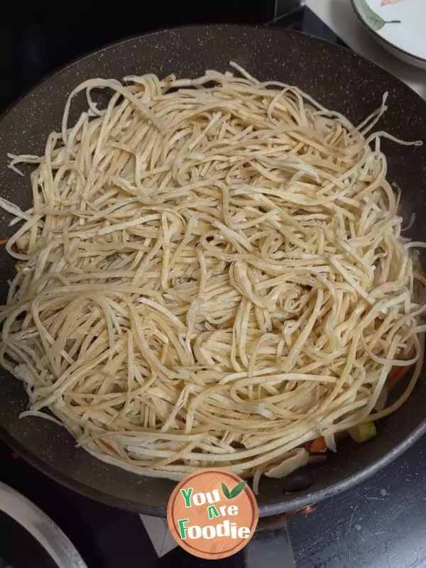 Stir fried Cabbage Cake