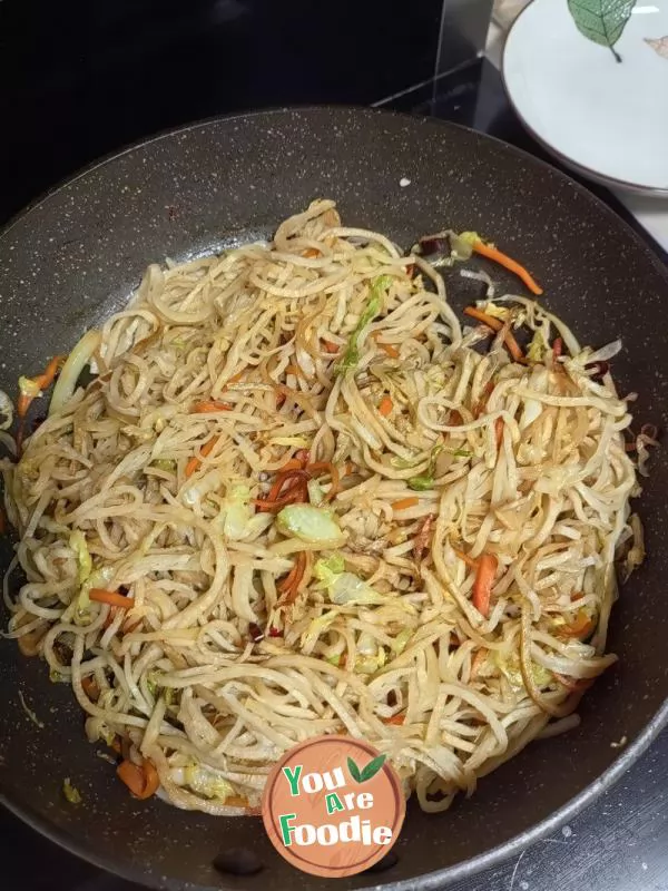 Stir fried Cabbage Cake