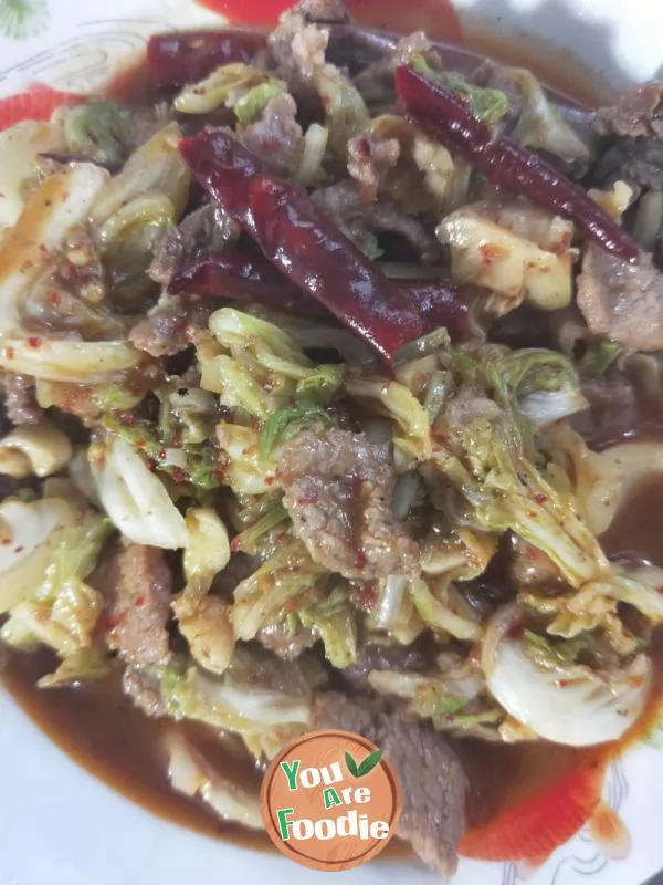 Stir fried cabbage