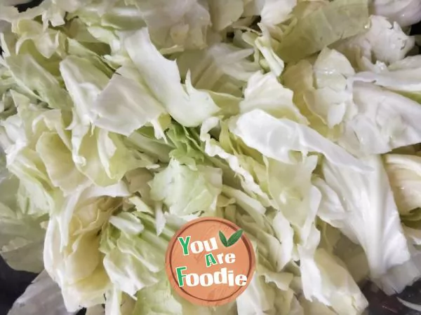 Stir fried cabbage