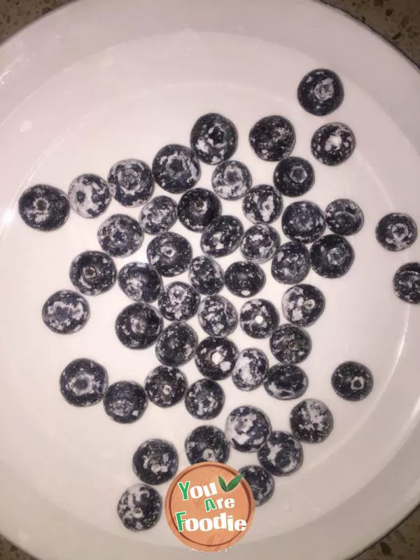 Blueberry light cheese cake