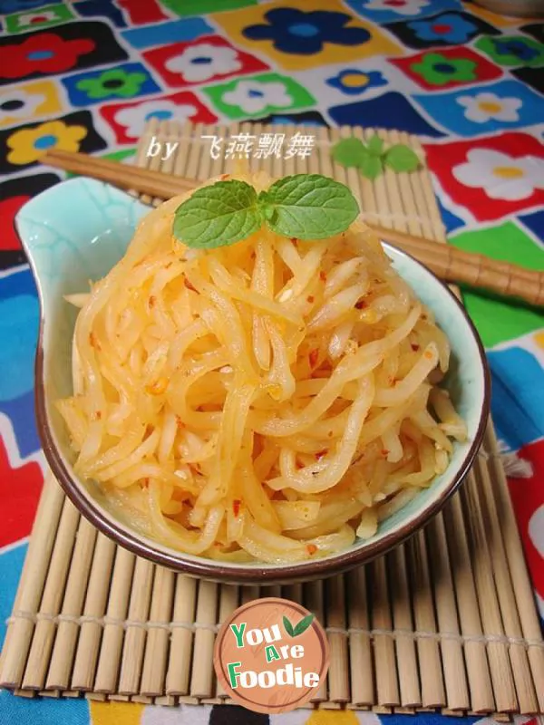 Spicy-and-sour-appetizer-------[spicy-and-sour-shredded-radish]