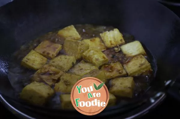 Stewed Tofu with Soy Sauce