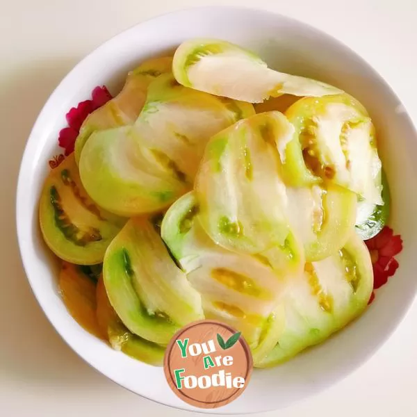 Pickled green tomato
