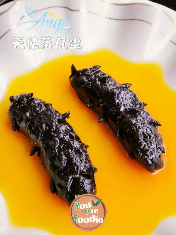 Braised sea cucumber in Abalone Sauce